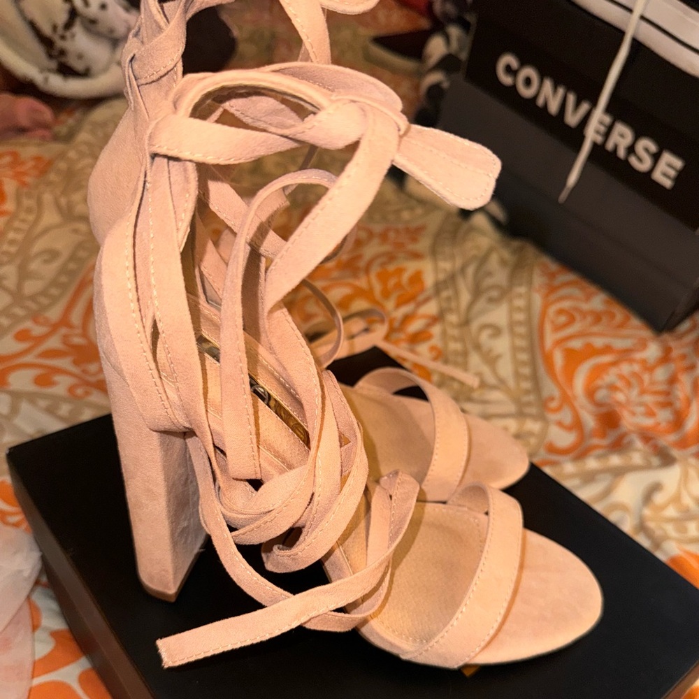 Rosalia Nude Sandals